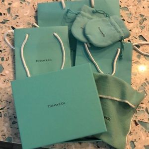 Tiffany bags, boxes